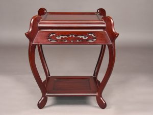 51078 MUEBLE DE EXPOSICIÓN CUADRADA CEREZO OSCURO