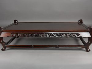 MRC-17I-4372 MESA DE EXPOSICIÓN RECTANGULAR CEREZO OSCURO