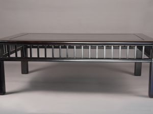 51032 MESA DE EXPOSICIÓN RECTANGULAR CEREZO OSCURO