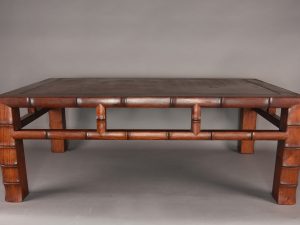 61669 MESA DE EXPOSICIÓN RECTANGULAR MARRÓN