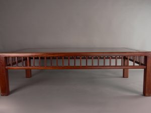61673 MESA DE EXPOSICIÓN RECTANGULAR MARRÓN