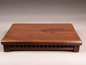 61955 MESA DE EXPOSICIÓN RECTANGULAR MARRÓN