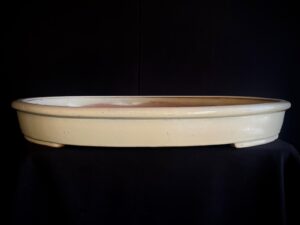 MACETA BONSAI POT OVALADA ESMALTADA